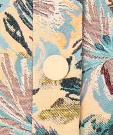 GRACE CONTINENTAL フラワージャガードノーカラージャケット