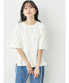 earth music&ecology ＢＯＸシルエットＴ（汗じみ防止）