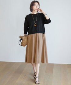 自由区 S 【洗える】タフタコンビ ワンピース