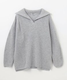 ANY ウールブレンドスキッパーネックニット