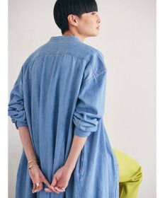 AMERICAN HOLIC デニムＷポケットＡラインワンピース