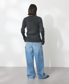 CRAFT STANDARD BOUTIQUE 襟付きニットコンパクトカーディガン