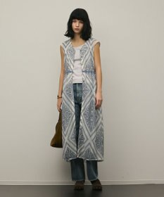 GRACE CONTINENTAL 刺繍ジレワンピース