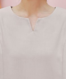 Tiaclasse L 【洗える】はしごレースフレアスリーブチュニックブラウス