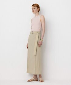 NAVE 【Nave・セットアップ可】ウールポリエステルツイルスカート