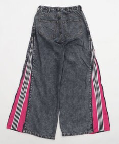 WEGO 【ユニセックス着用ITEM】ジャージドッキングZIPデニムパンツ