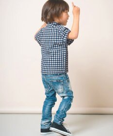 ami amie バンドカラーシャツ