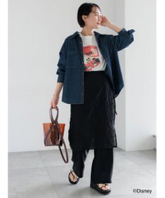 Te chichi 【Disney】MICKEY/フロントプリントTシャツ