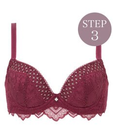 BRADELIS New York 【BRADELIS New York ブラデリス】ジャクリーンステップ3ブラ24A1 育乳補整 補正 ブラジャー 下着 幅狭ワイヤーでバストを整える