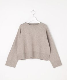 ANY SIS リブポイント ニット ベージュ