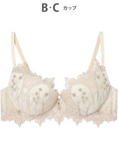 AMPHI ブラジャー 谷間メイク カップ上辺が浮きにくい Gカップまで対応 大きいサイズ 【Glama-Rich グラマリッチ ボリュームUPタイプ】 ブラ BYJ306 アンフィ／ワコール