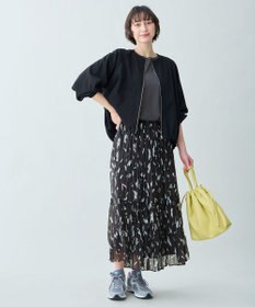 ANY アートドットプリントスカート