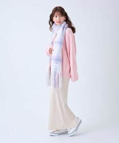 MOONBAT estaa ボリュームマフラー クラシックチェック／手洗い可