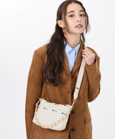 LeSportsac CHAIN COSMETIC CLUTCH/サンドバーチェーンキルト