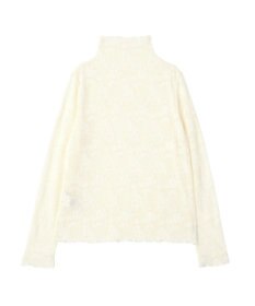 Green Parks プリーツレースハイネックプルオーバー