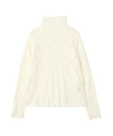 Green Parks プリーツレースハイネックプルオーバー