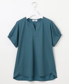 J.PRESS LADIES L 【接触冷感】プレーティングジャージー フレンチスリーブ カットソー