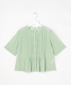 J.PRESS LADIES S シアードライトリコット フレアタック カットソー