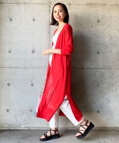 ICB L 【マガジン掲載】Stiffen ロング カーディガン（番号CH62）