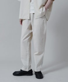 WEGO 【ユニセックス着用アイテム/手洗い可/SETUP可/ウエストゴム】リネンレーヨンイージーパンツ