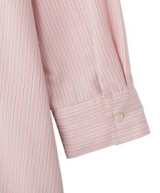 Green Parks イージーケア抜け衿ウエストタックシャツワンピース