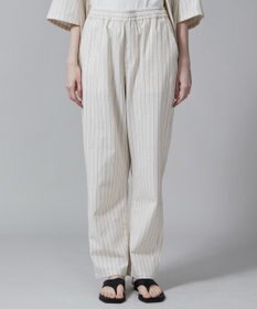 WEGO 【ユニセックス着用アイテム/手洗い可/SETUP可/ウエストゴム】リネンレーヨンイージーパンツ