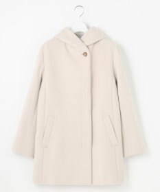 J.PRESS LADIES L ショートビーバー フーデット コート