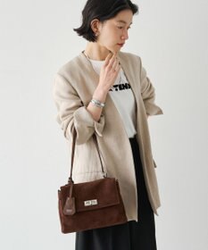 russet スエードフラップミニトートバッグ(CE-1722-WEB)