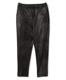 JOSEPH HOMME 【ストレッチ】レザーライクジャージー　ドロスト付きテーパードパンツ / PEGG CONVERTIBLE
