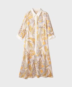 GRACE CONTINENTAL キカヨットプリントワンピース