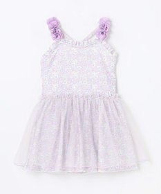 ANY KIDS 花柄チュールワンピース水着