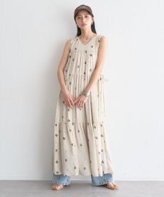 earth music&ecology アソートティアードワンピース