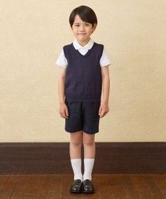 MIKI HOUSE HOT BISCUITS 【90-130cm】綿素材のハーフパンツ