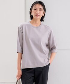 23区 【ご好評につきカラー追加/洗える】ヴィスコースストレッチ バックデザイン ニット