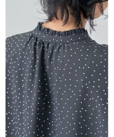 Green Parks ＢＰ　ケア楽　スタンドフリルブラウス