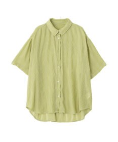 earth music&ecology ランダムプリーツシャツ