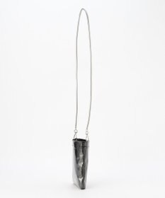 Y'SACCS PVCメタリックショルダーバッグ