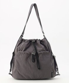 LA BAGAGERIE 【MONICA】クリンクルナイロン　ドロスト2WAYバッグ