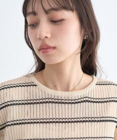 earth music&ecology ボーダーニットプルオーバー