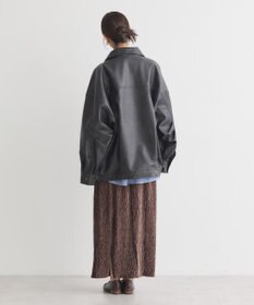 earth music&ecology シャイニーベロアスカート