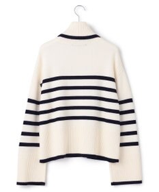 23区 【洗える】ウールミドルゲージ ボーダー ニット