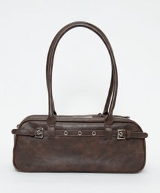 WEGO ベルトデザインボストンバッグ