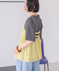 AMERICAN HOLIC チェックレースオーバーキャミソール