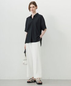 ICB 【接触冷感・UVカット・透け防止・吸水速乾・洗える】 シェルタリングドライオックス ワイドパンツ