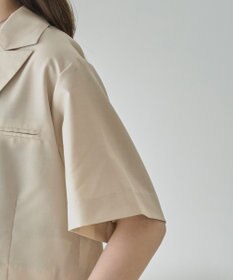 WEGO 【SETUP可】リネンライクショートシャツジャケット