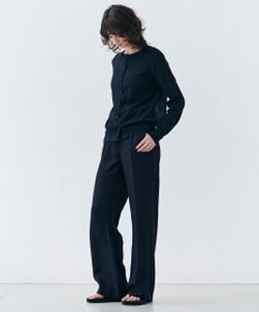 BEIGE， 【洗える】NADIA / バックオーガンジークルーネックカーディガン