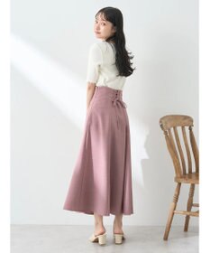 earth music&ecology バックレースアップスカート