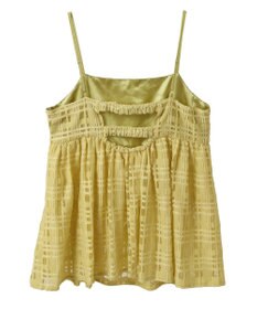 AMERICAN HOLIC チェックレースオーバーキャミソール