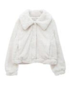 earth music&ecology ファーショートコート