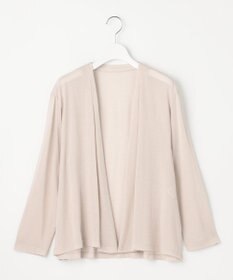 J.PRESS LADIES L 【洗える】ミラノ風天竺シアー カーディガン